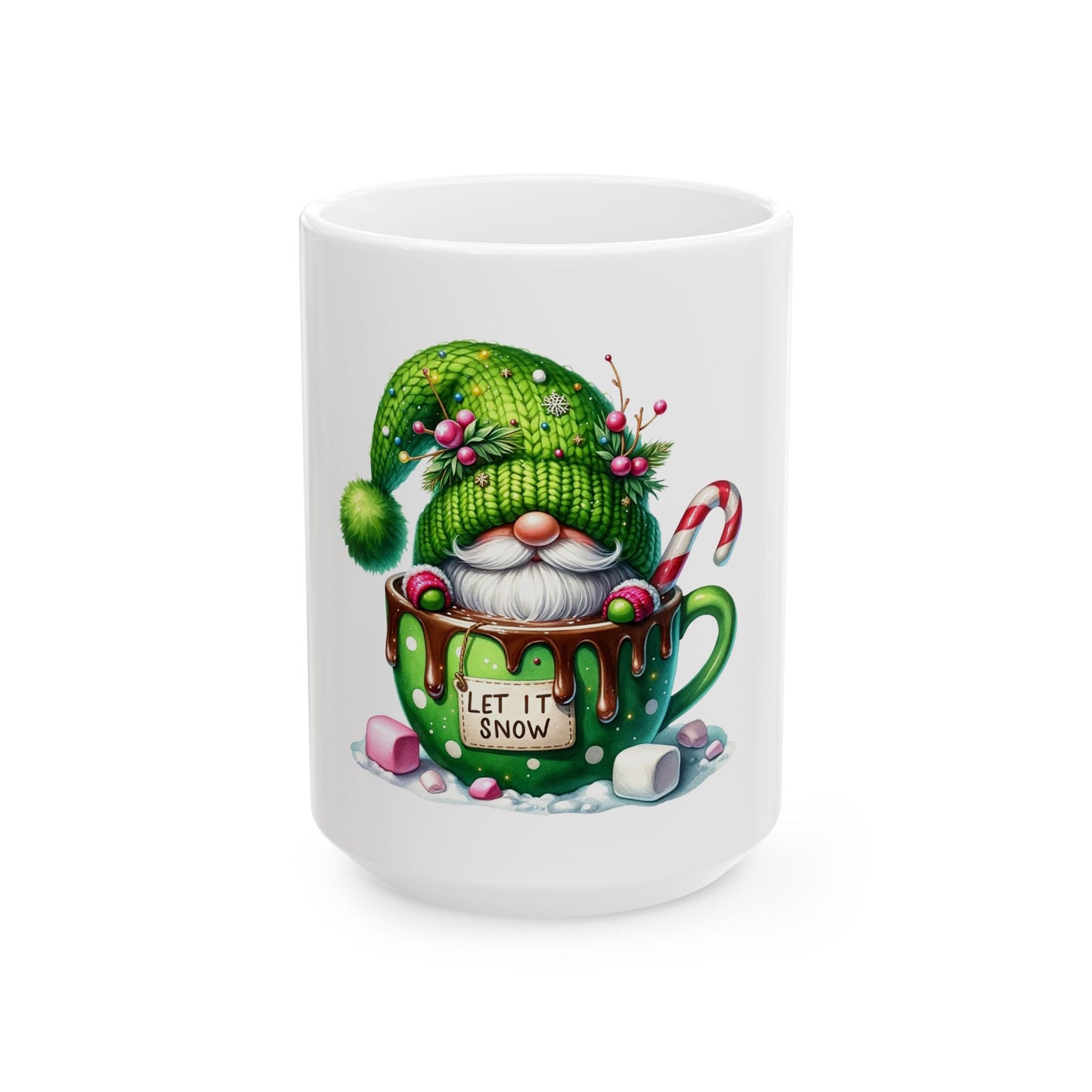 Let it Snow Ceramic Mug, (11oz, 15oz)
