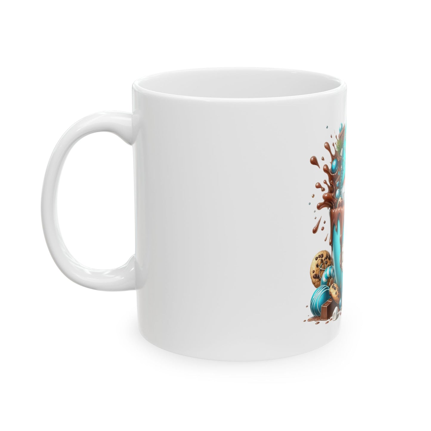 Hot Chocolate Ceramic Mug, (11oz, 15oz)