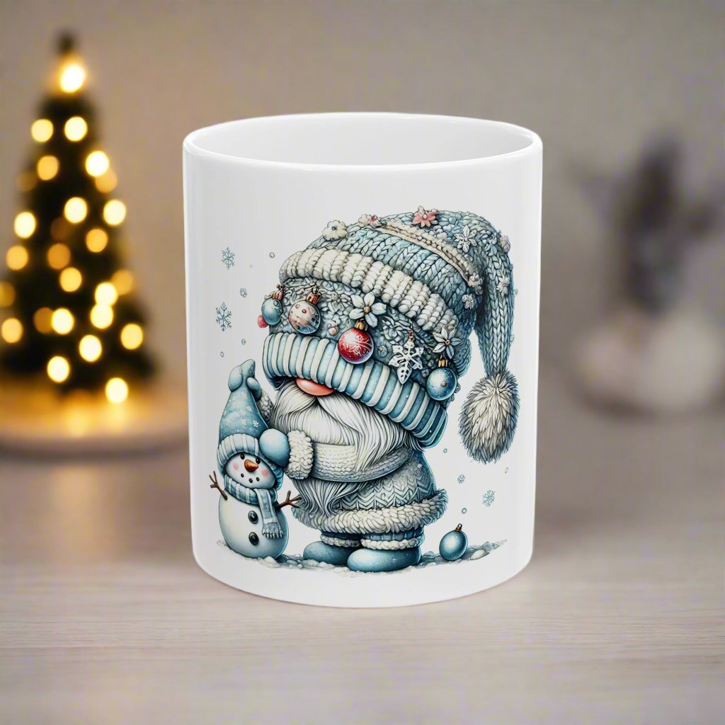 Snow Ceramic Mug, (11oz, 15oz)