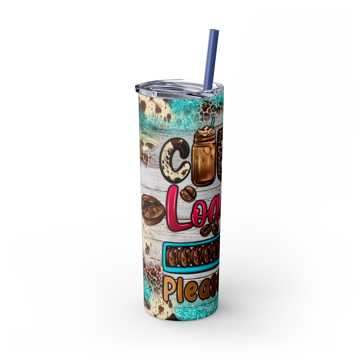 Coffee Loading - Tumbler with Straw, 20oz