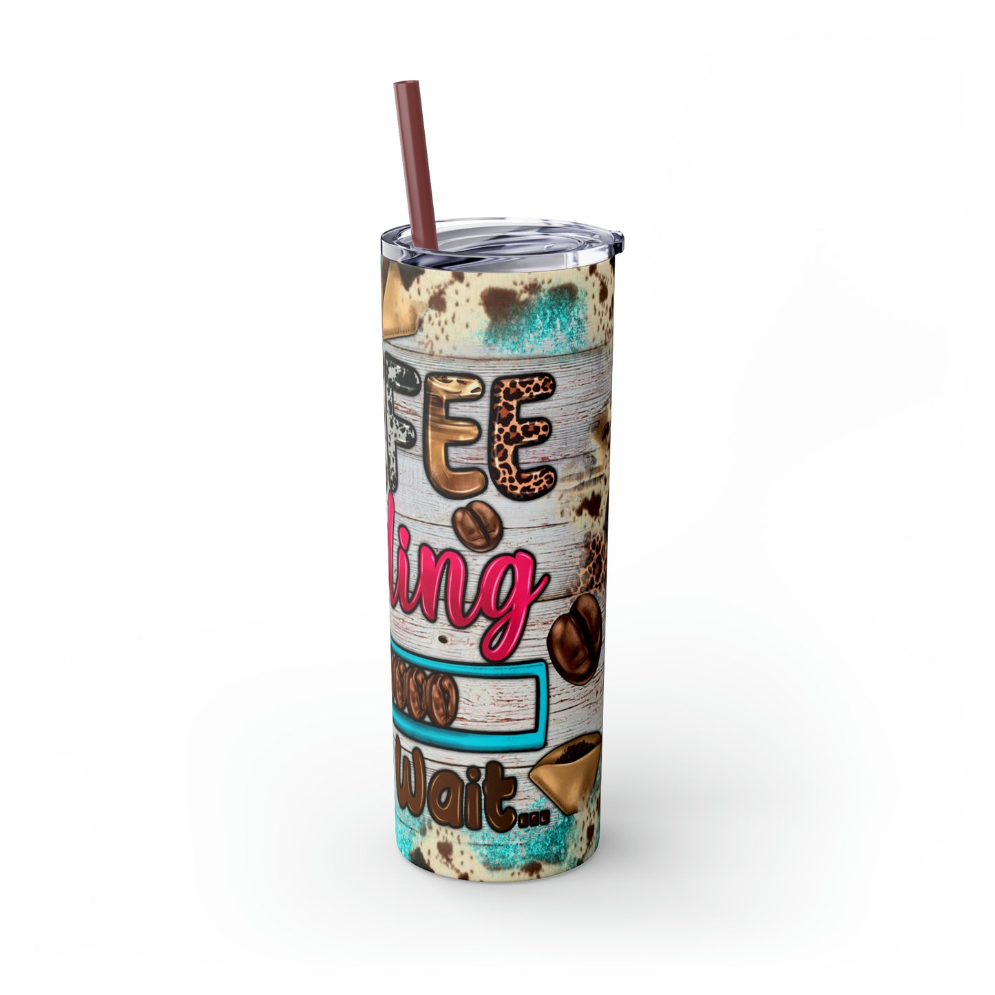 Coffee Loading - Tumbler with Straw, 20oz