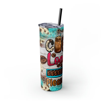 Coffee Loading - Tumbler with Straw, 20oz