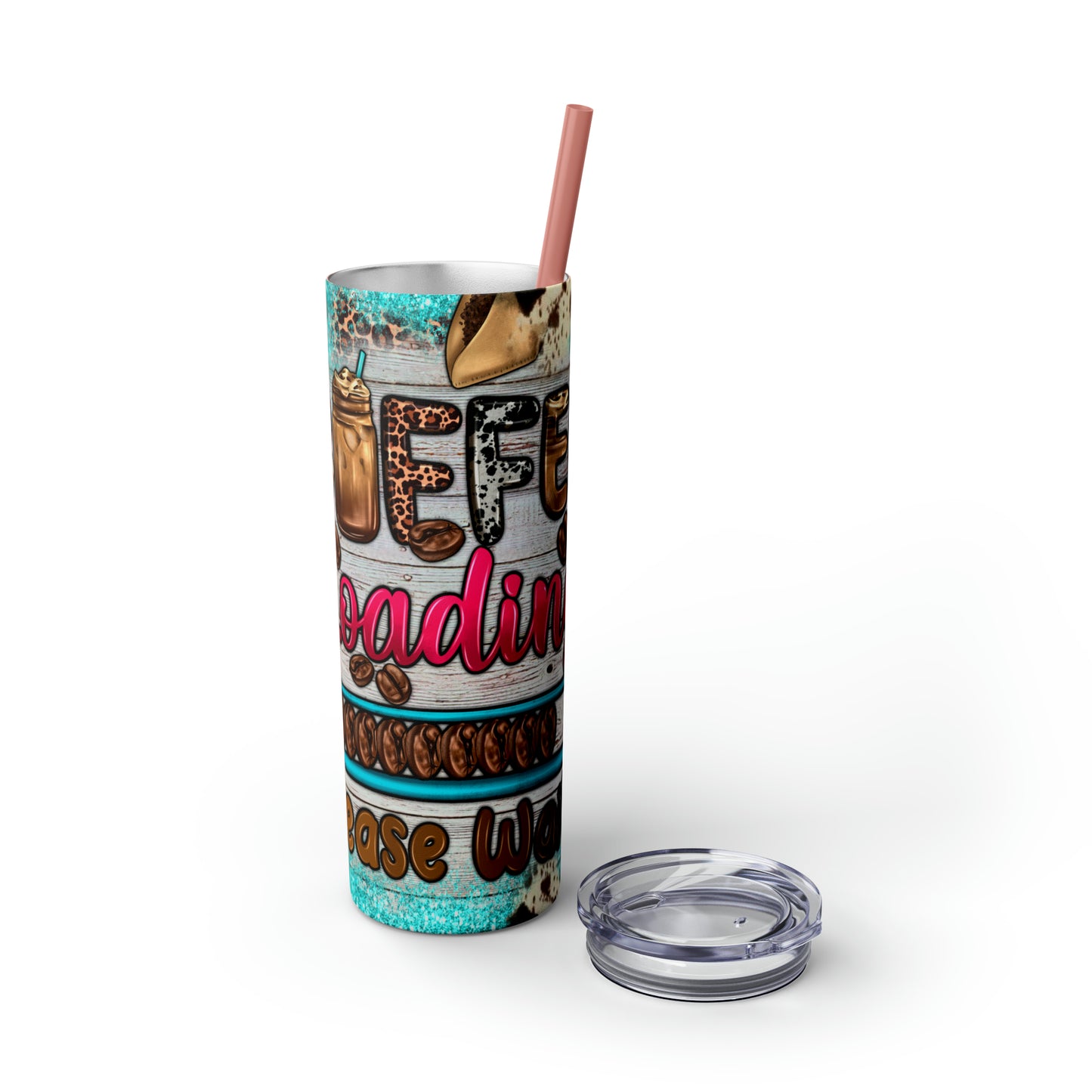 Coffee Loading - Tumbler with Straw, 20oz