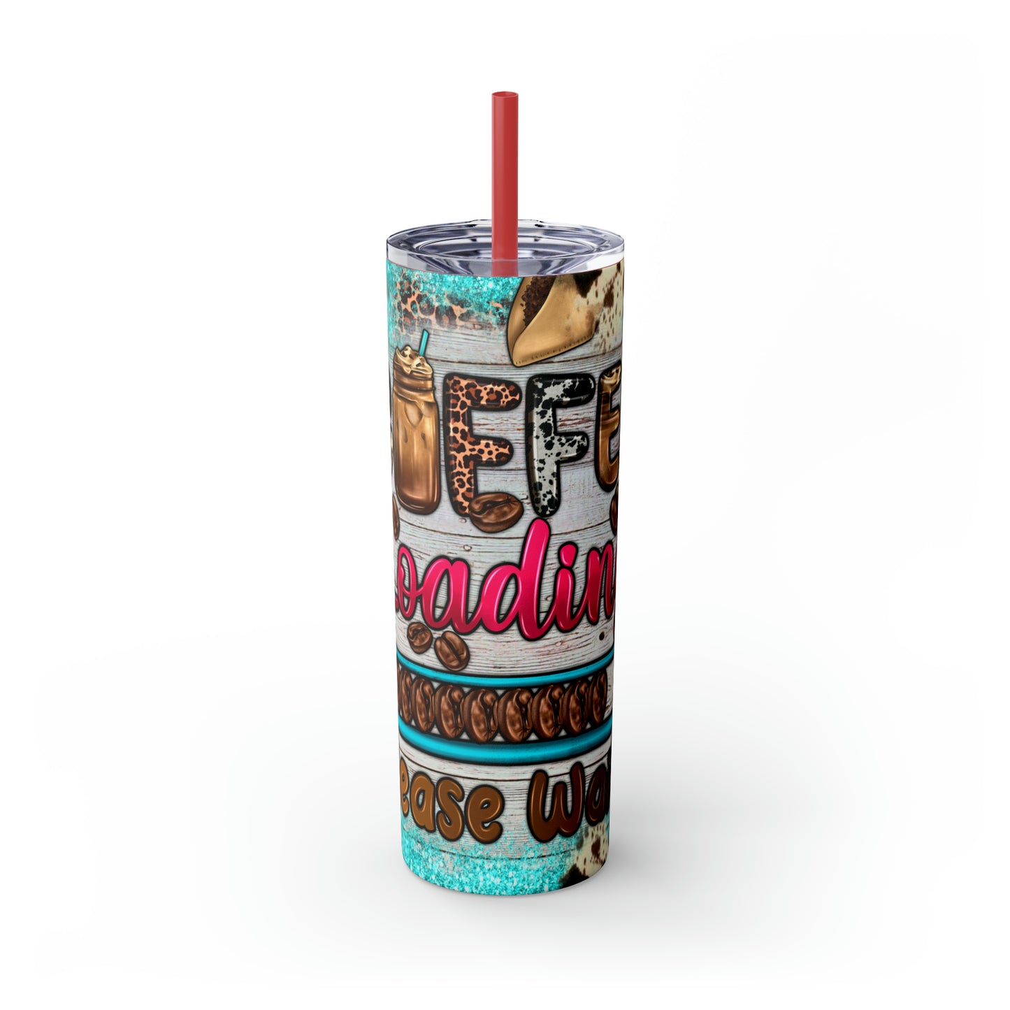 Coffee Loading - Tumbler with Straw, 20oz