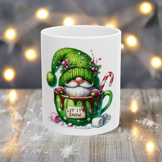 Let it Snow Ceramic Mug, (11oz, 15oz)