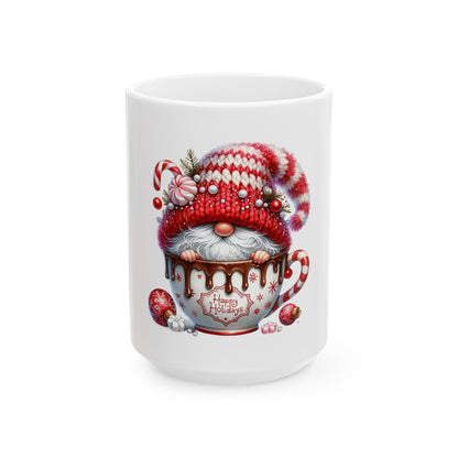 Happy Holidays Ceramic Mug, (11oz, 15oz)