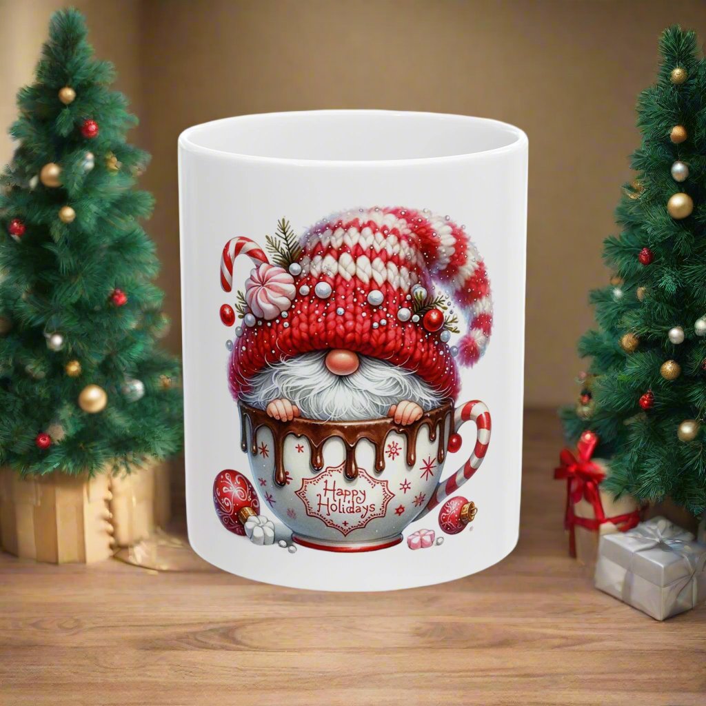 Happy Holidays Ceramic Mug, (11oz, 15oz)