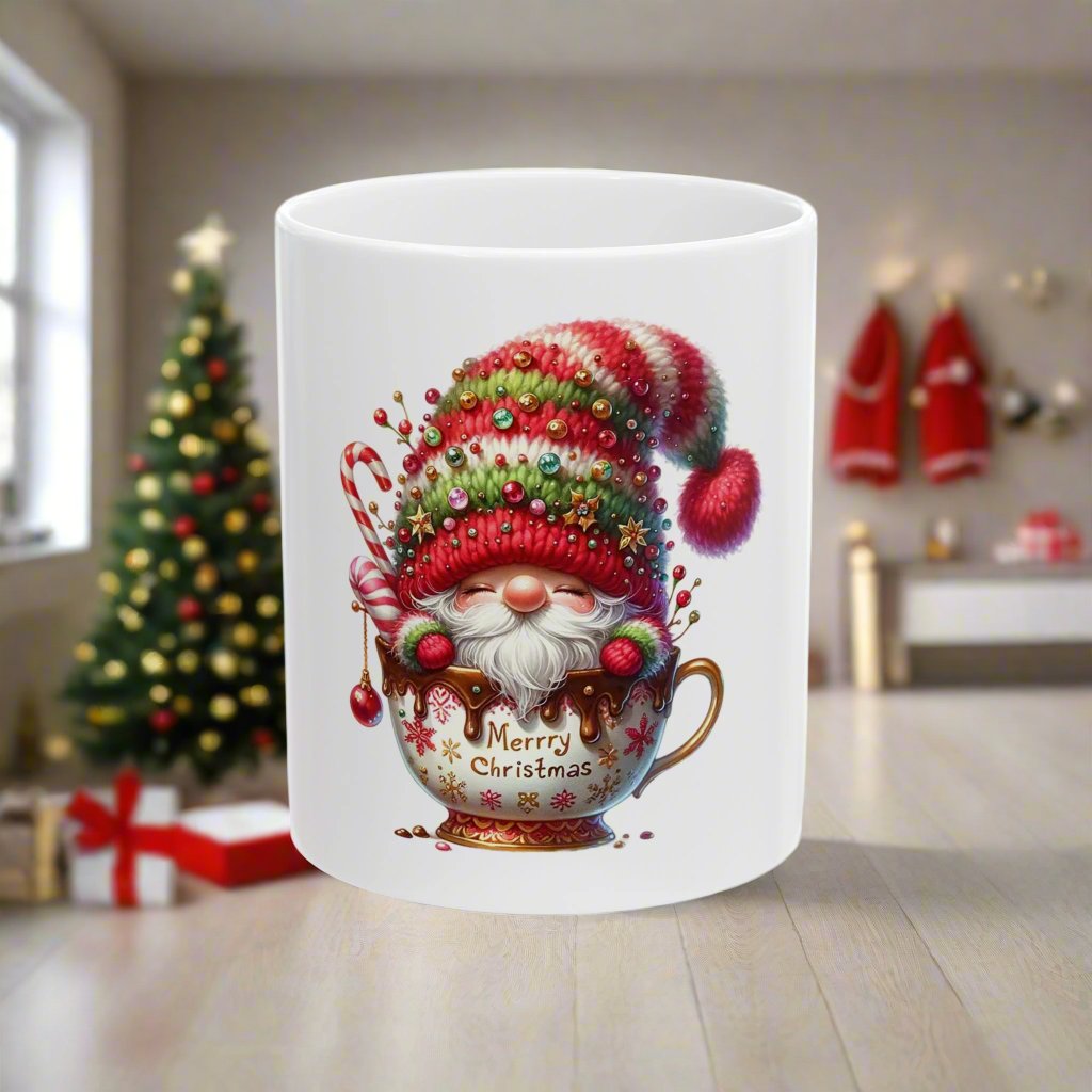 Merry Christmas Ceramic Mug, (11oz, 15oz)