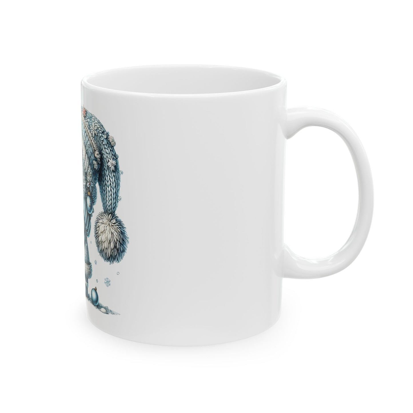 Snow Ceramic Mug, (11oz, 15oz)