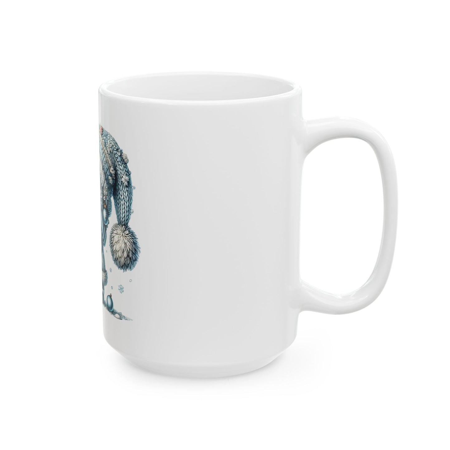 Snow Ceramic Mug, (11oz, 15oz)