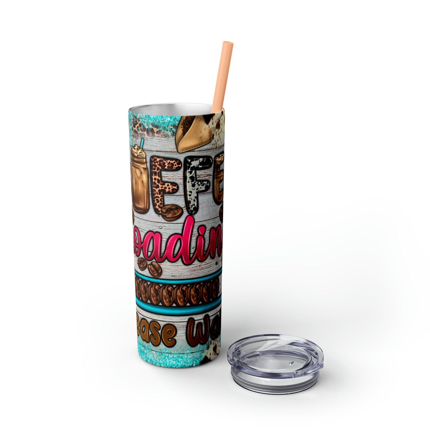 Coffee Loading - Tumbler with Straw, 20oz