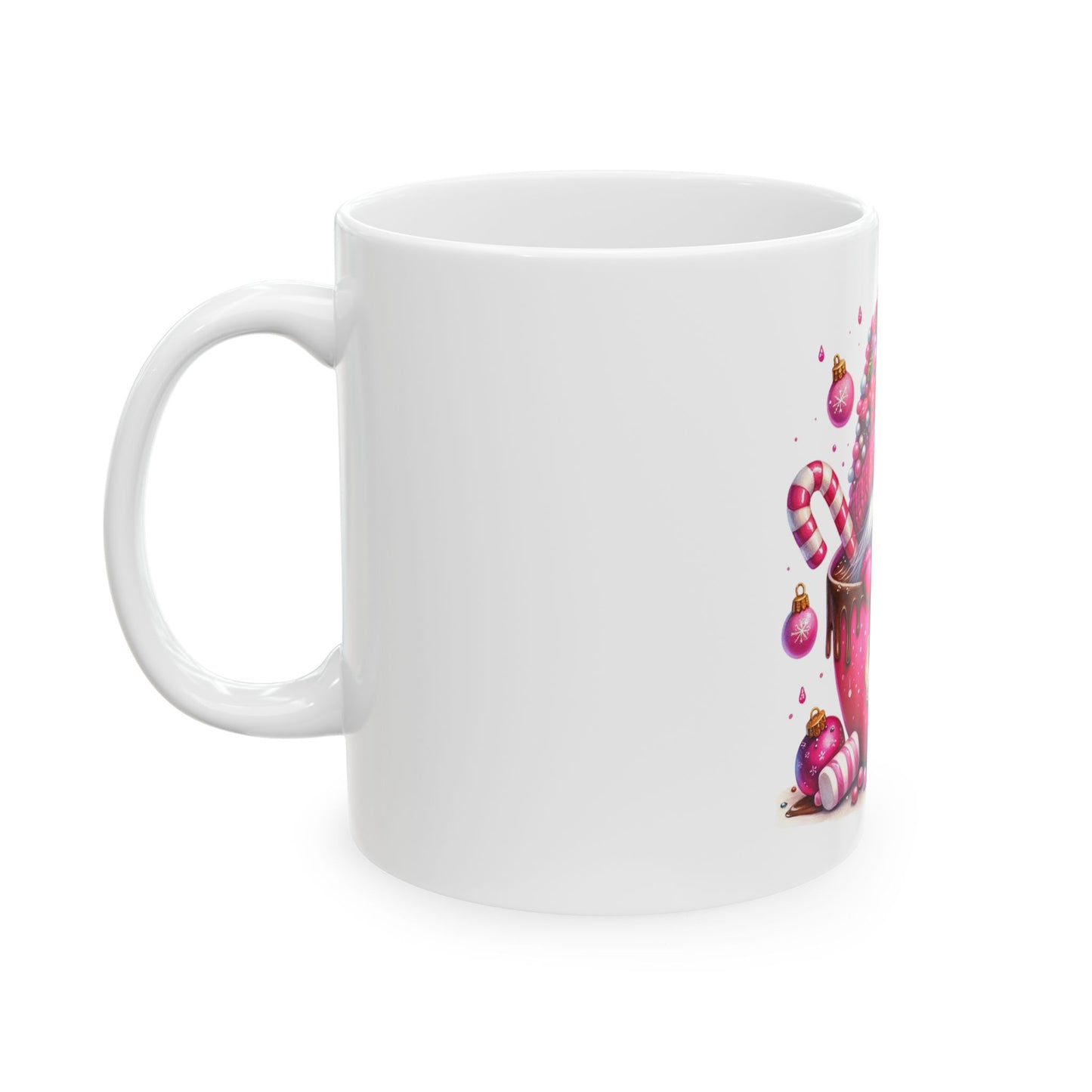 Festive Sips Ceramic Mug, (11oz, 15oz)