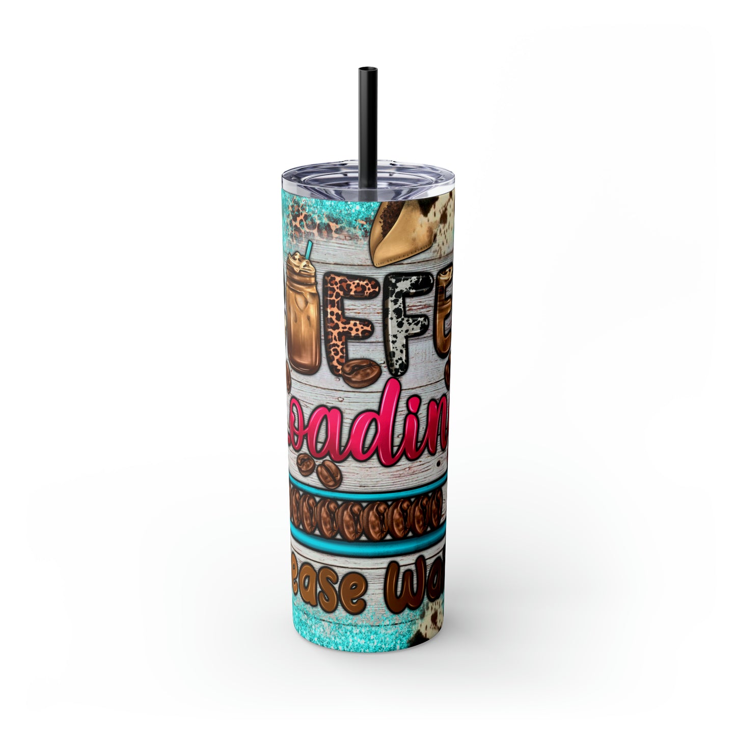 Coffee Loading - Tumbler with Straw, 20oz