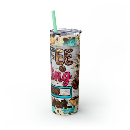 Coffee Loading - Tumbler with Straw, 20oz