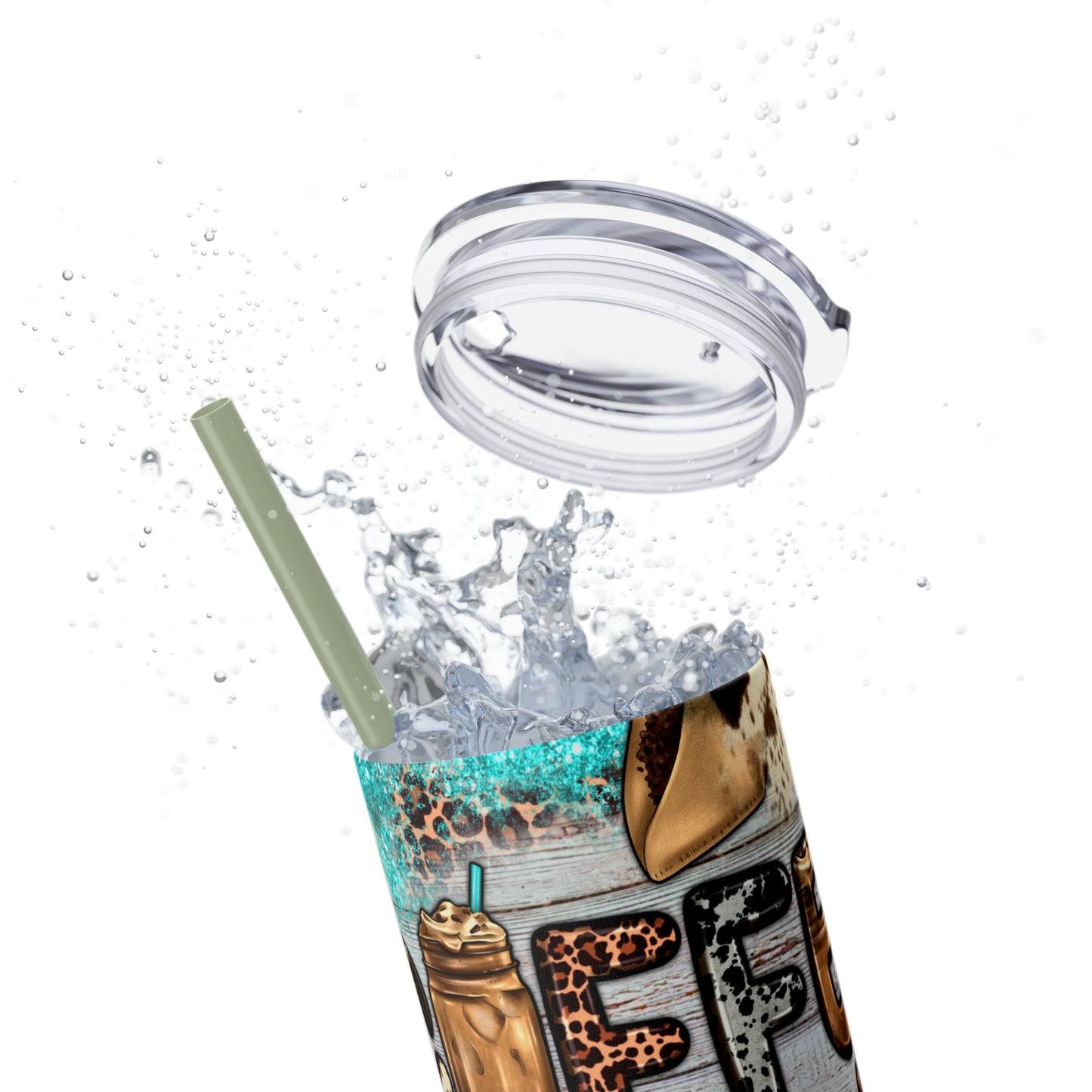 Coffee Loading - Tumbler with Straw, 20oz