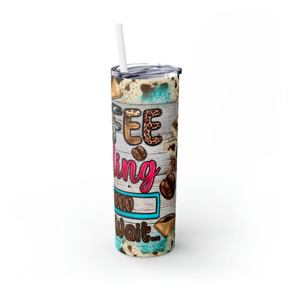 Coffee Loading - Tumbler with Straw, 20oz